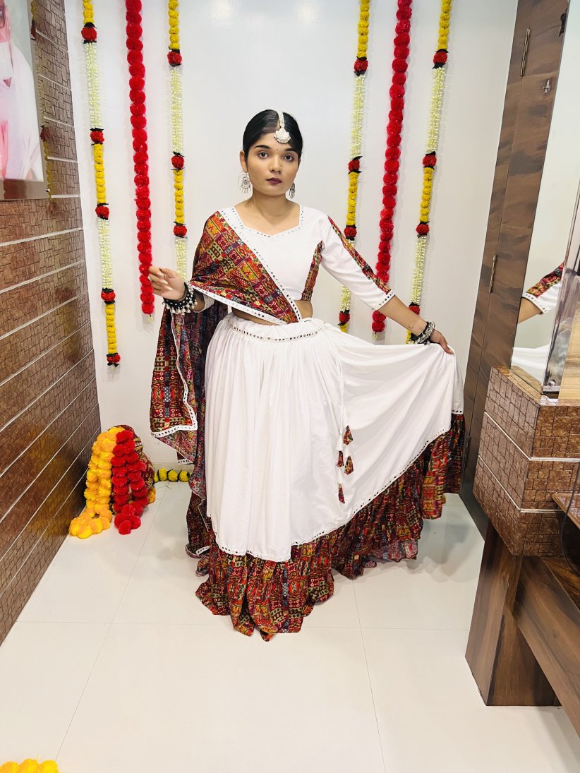 Latest Semi Stitched Lehenga Choli With Dupatta.