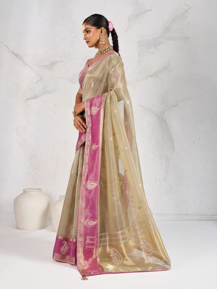 Kanchi Mix Silk Saree.