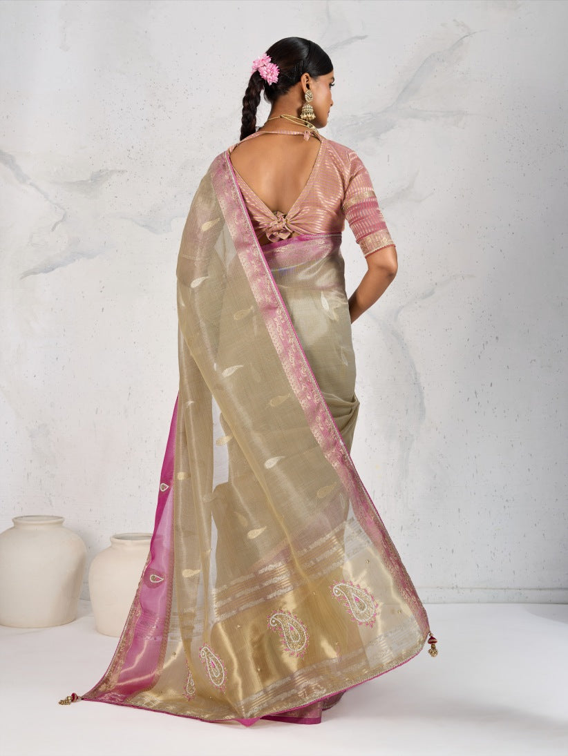 Kanchi Mix Silk Saree.