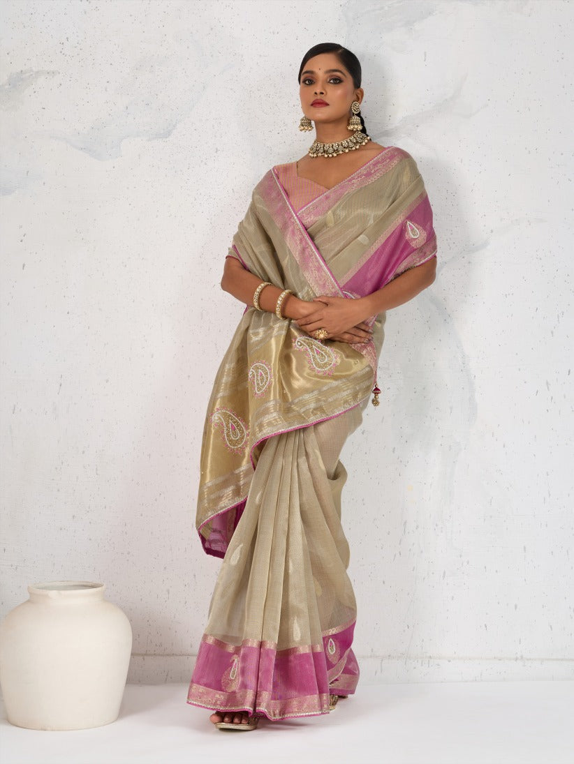Kanchi Mix Silk Saree.
