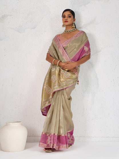 Kanchi Mix Silk Saree.