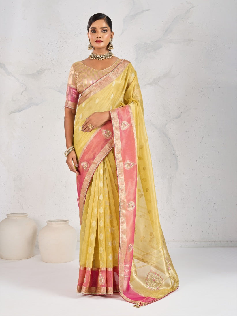 Kanchi Mix Silk Saree.