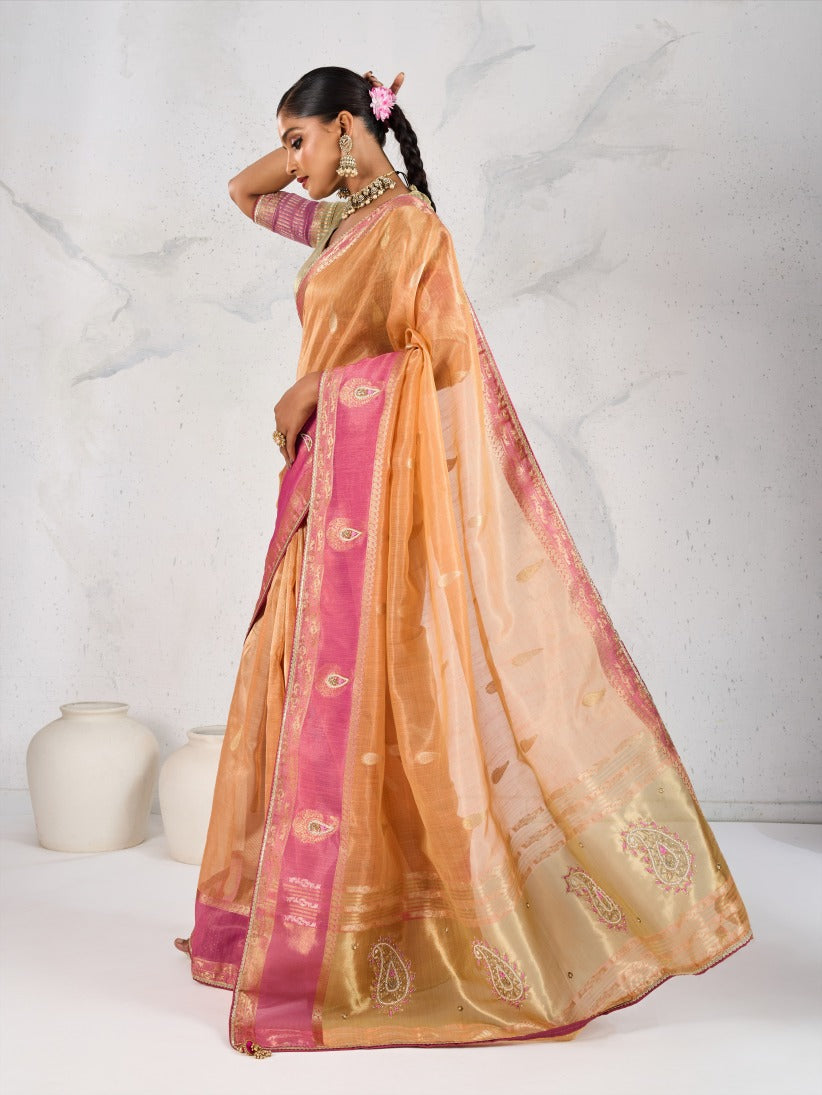 Kanchi Mix Silk Saree.