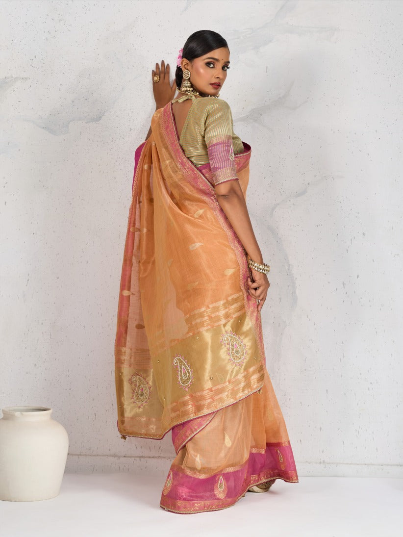Kanchi Mix Silk Saree.