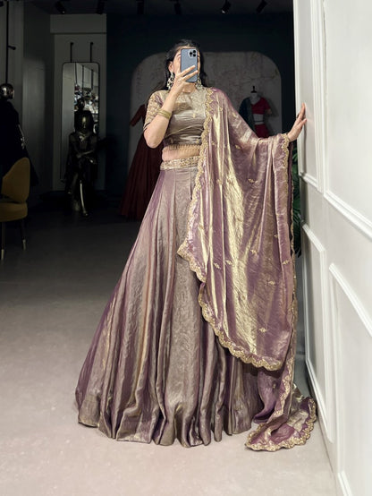 Latest Semi Stitched Lehenga Choli With Dupatta.