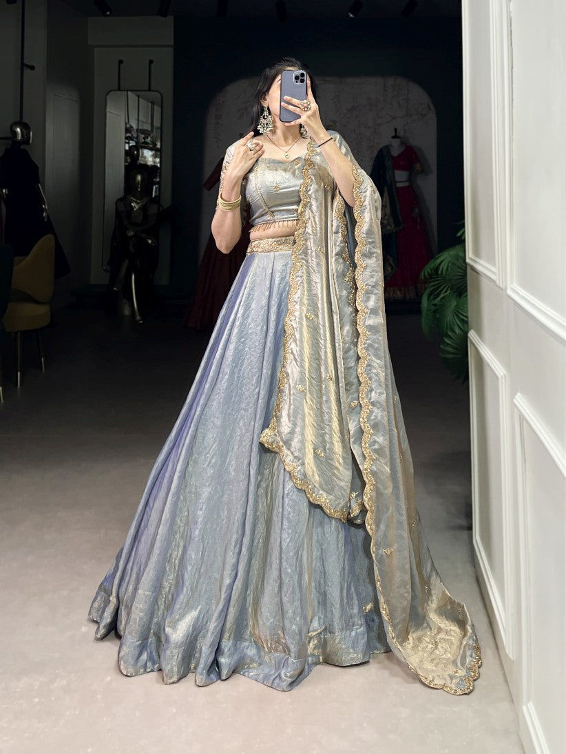 Latest Semi Stitched Lehenga Choli With Dupatta.