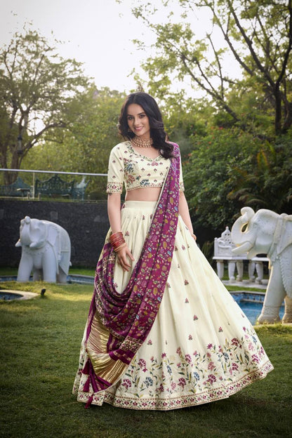Latest Semi Stitched Lehenga Choli With Dupatta.
