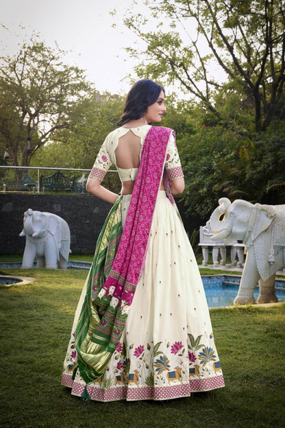 Latest Semi Stitched Lehenga Choli With Dupatta.