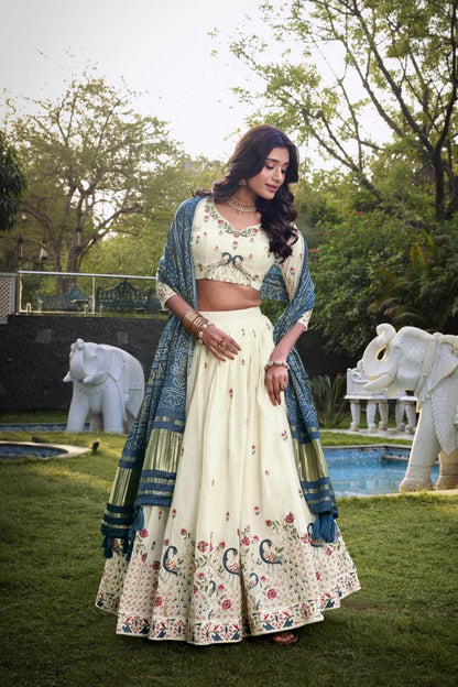 Latest Semi Stitched Lehenga Choli With Dupatta.