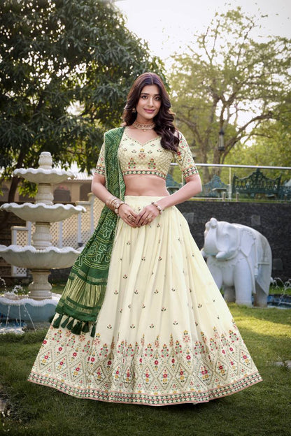 Latest Semi Stitched Lehenga Choli With Dupatta.