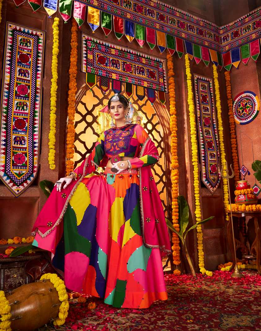 Latest Semi Stitched Lehenga Choli With Dupatta.