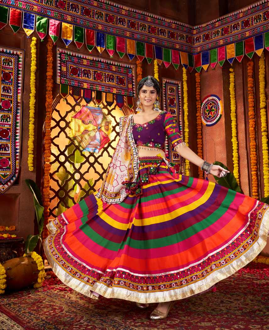 Latest Semi Stitched Lehenga Choli With Dupatta.