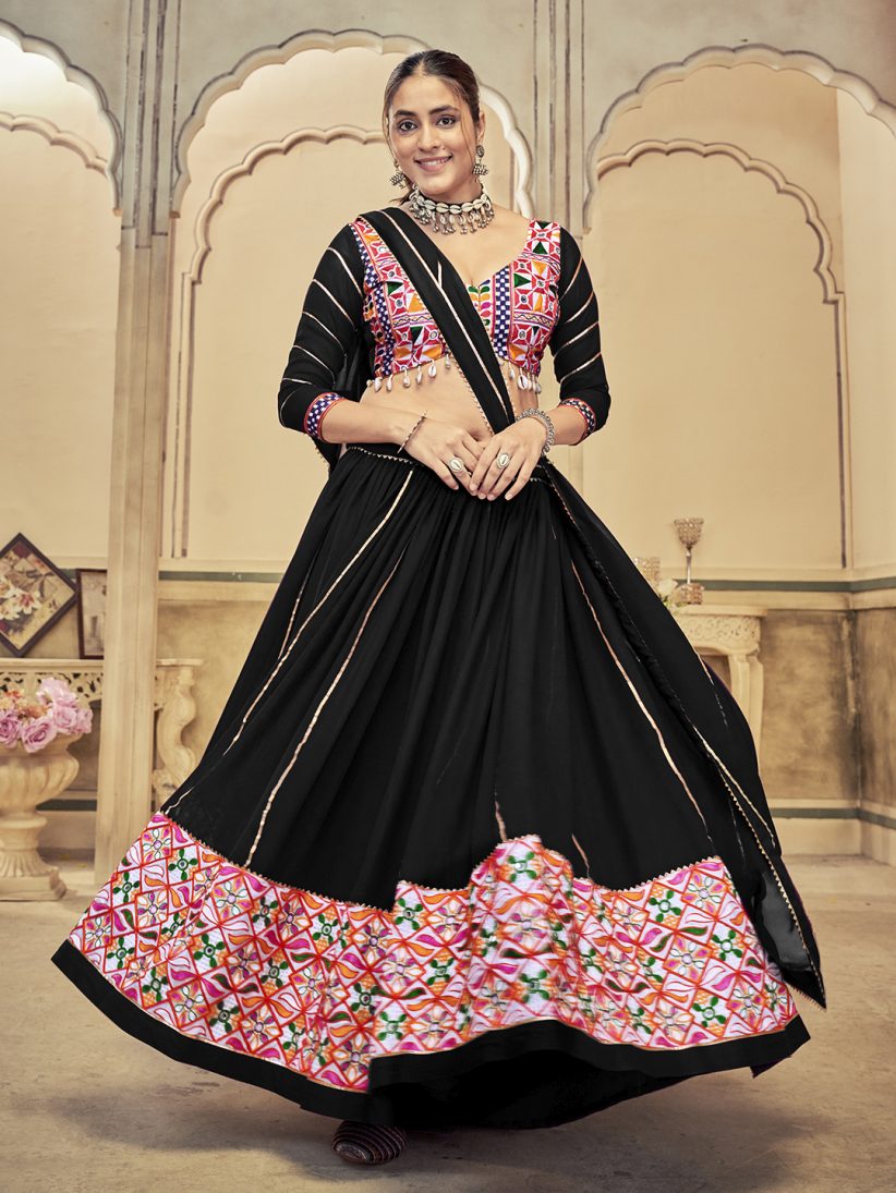 Latest Semi Stitched Lehenga Choli With Dupatta.