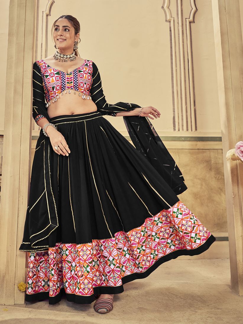 Latest Semi Stitched Lehenga Choli With Dupatta.