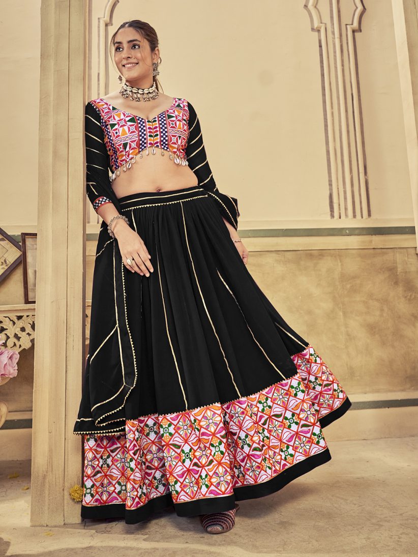 Latest Semi Stitched Lehenga Choli With Dupatta.