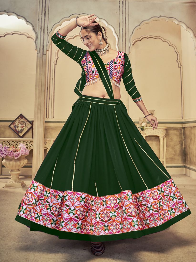 Latest Semi Stitched Lehenga Choli With Dupatta.