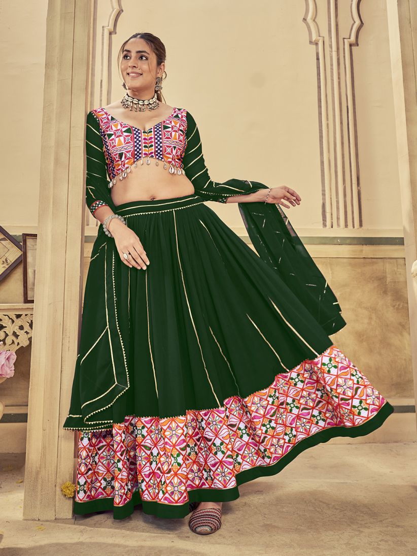 Latest Semi Stitched Lehenga Choli With Dupatta.