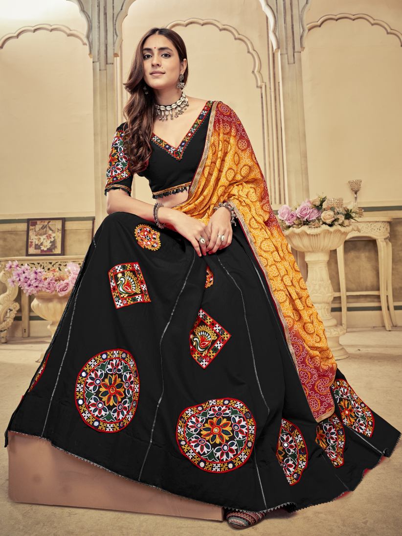 Latest Semi Stitched Lehenga Choli With Dupatta.