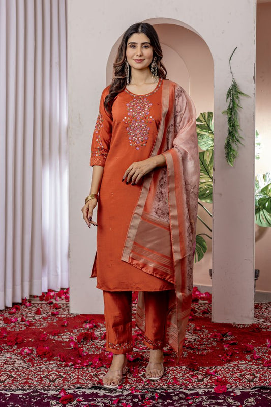 Latest ReadyMade Kurti Pant And Duppatta.