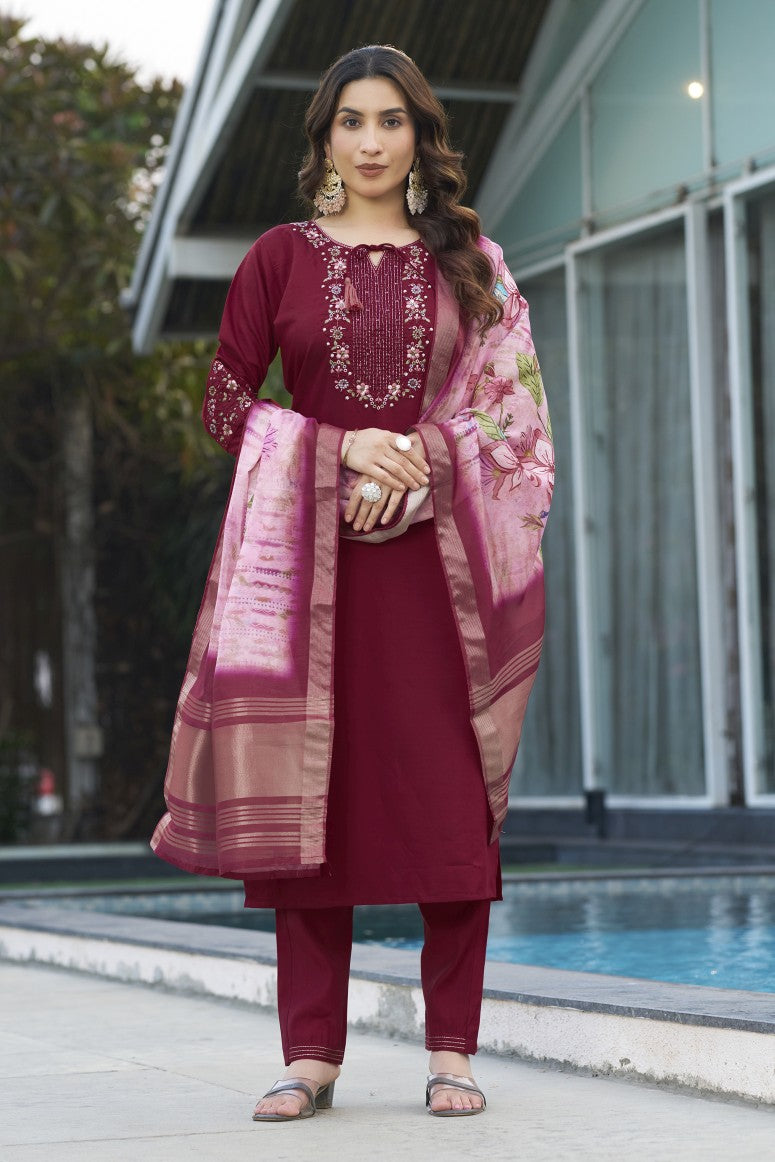 Latest ReadyMade Kurti Pant And Duppatta.