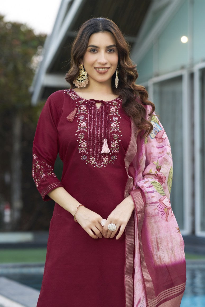 Latest ReadyMade Kurti Pant And Duppatta.