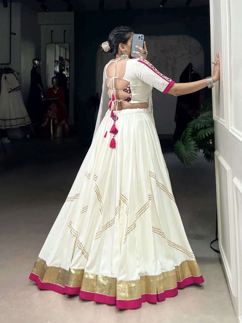 Latest Semi Stitched Lehenga Choli With Dupatta.