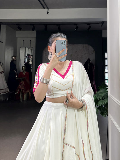 Latest Semi Stitched Lehenga Choli With Dupatta.