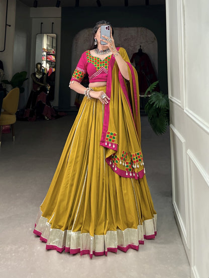 Latest Semi Stitched Lehenga Choli With Dupatta.