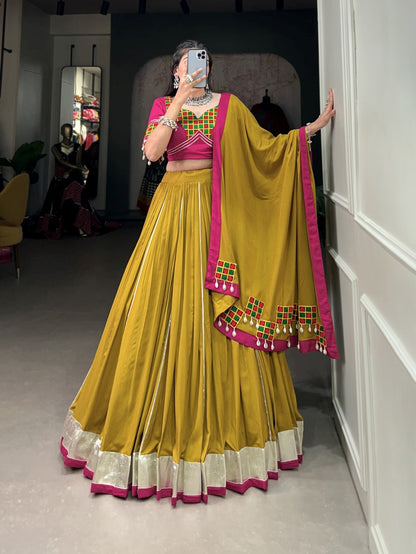 Latest Semi Stitched Lehenga Choli With Dupatta.