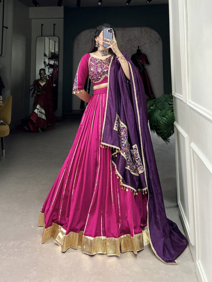 Latest Semi Stitched Lehenga Choli With Dupatta.
