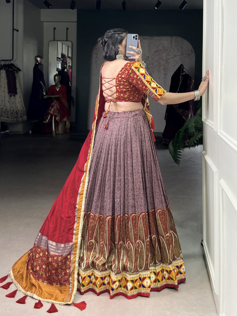Latest Semi Stitched Lehenga Choli With Dupatta.