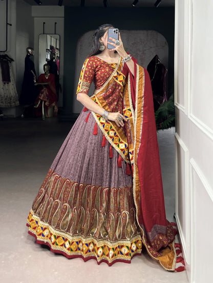 Latest Semi Stitched Lehenga Choli With Dupatta.
