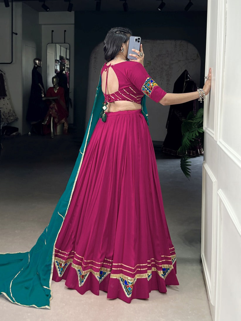 Latest Semi Stitched Lehenga Choli With Dupatta.