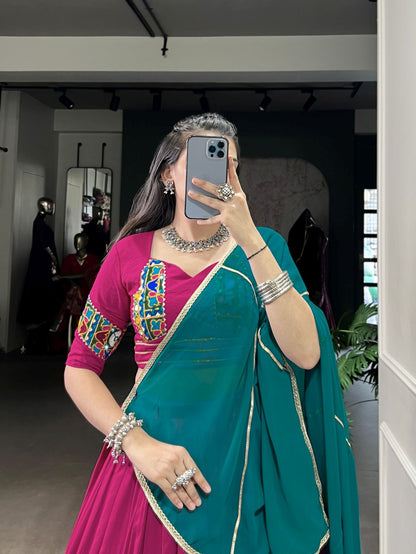 Latest Semi Stitched Lehenga Choli With Dupatta.