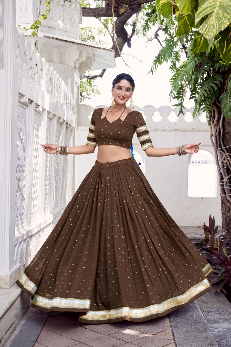 Latest Semi Stitched Lehenga Choli With Dupatta.