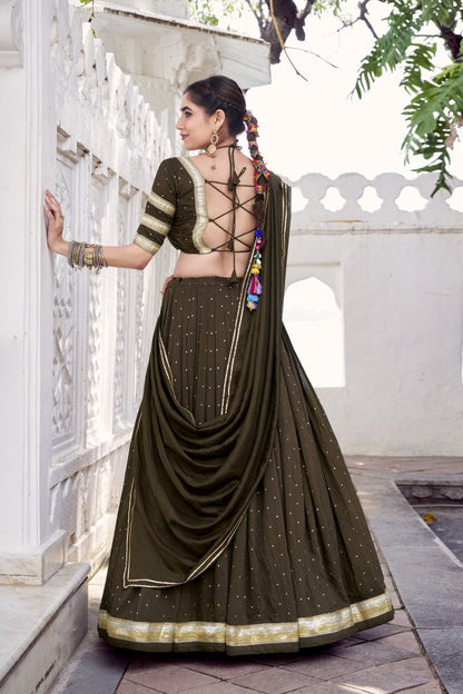 Latest Semi Stitched Lehenga Choli With Dupatta.