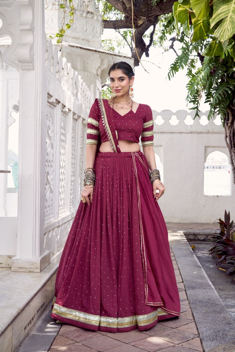 Latest Semi Stitched Lehenga Choli With Dupatta.