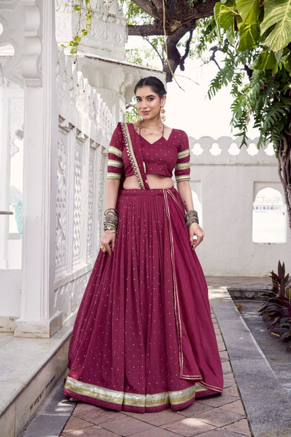 Latest Semi Stitched Lehenga Choli With Dupatta.