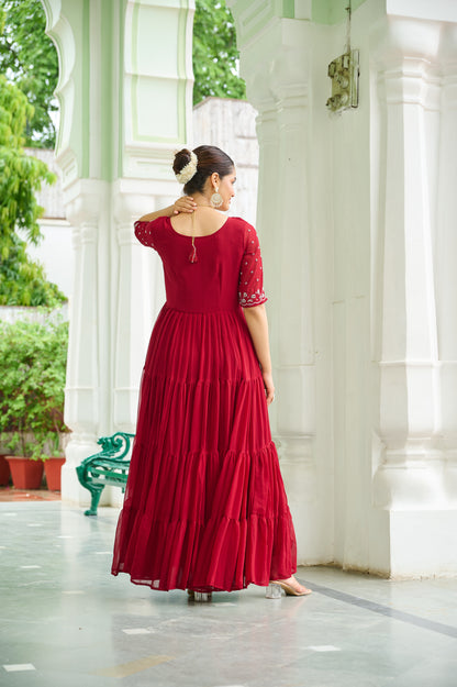 Latest ReadyMade Gowns With Duppatta.