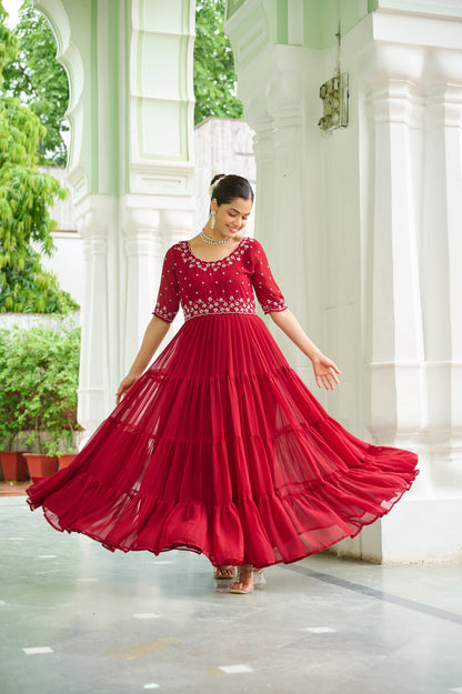 Latest ReadyMade Gowns With Duppatta.
