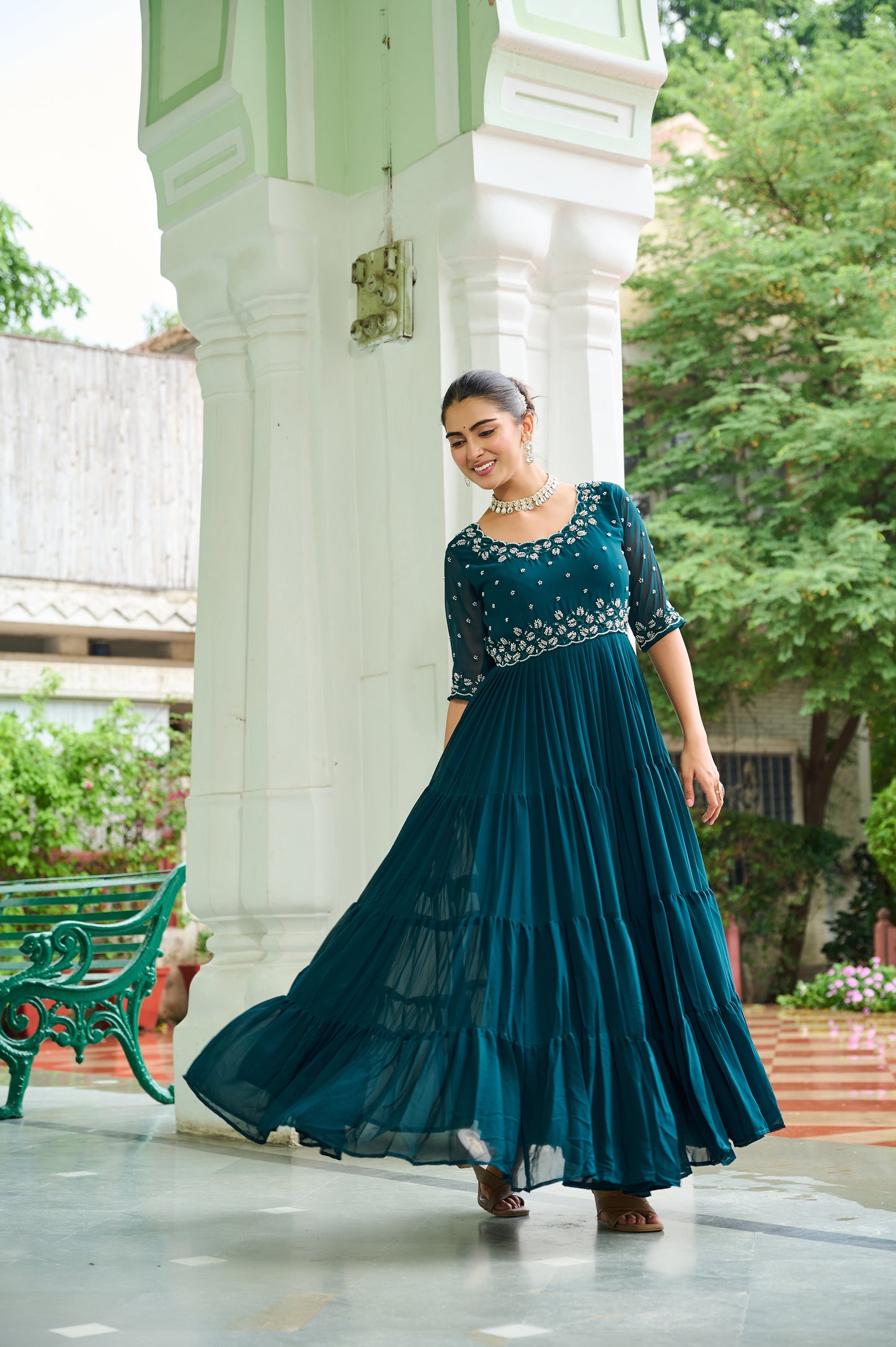 Latest ReadyMade Gowns With Duppatta.