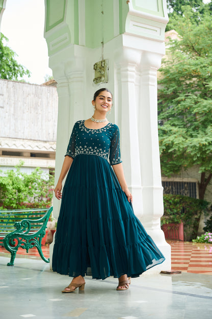 Latest ReadyMade Gowns With Duppatta.