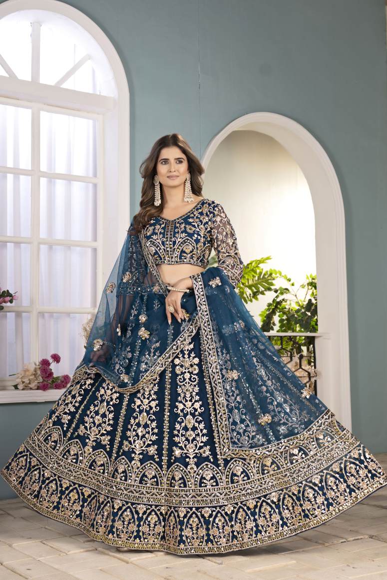 Latest Semi Stitched Lehenga Choli With Dupatta.