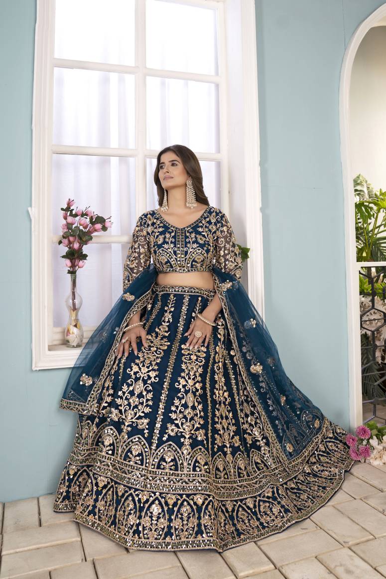 Latest Semi Stitched Lehenga Choli With Dupatta.