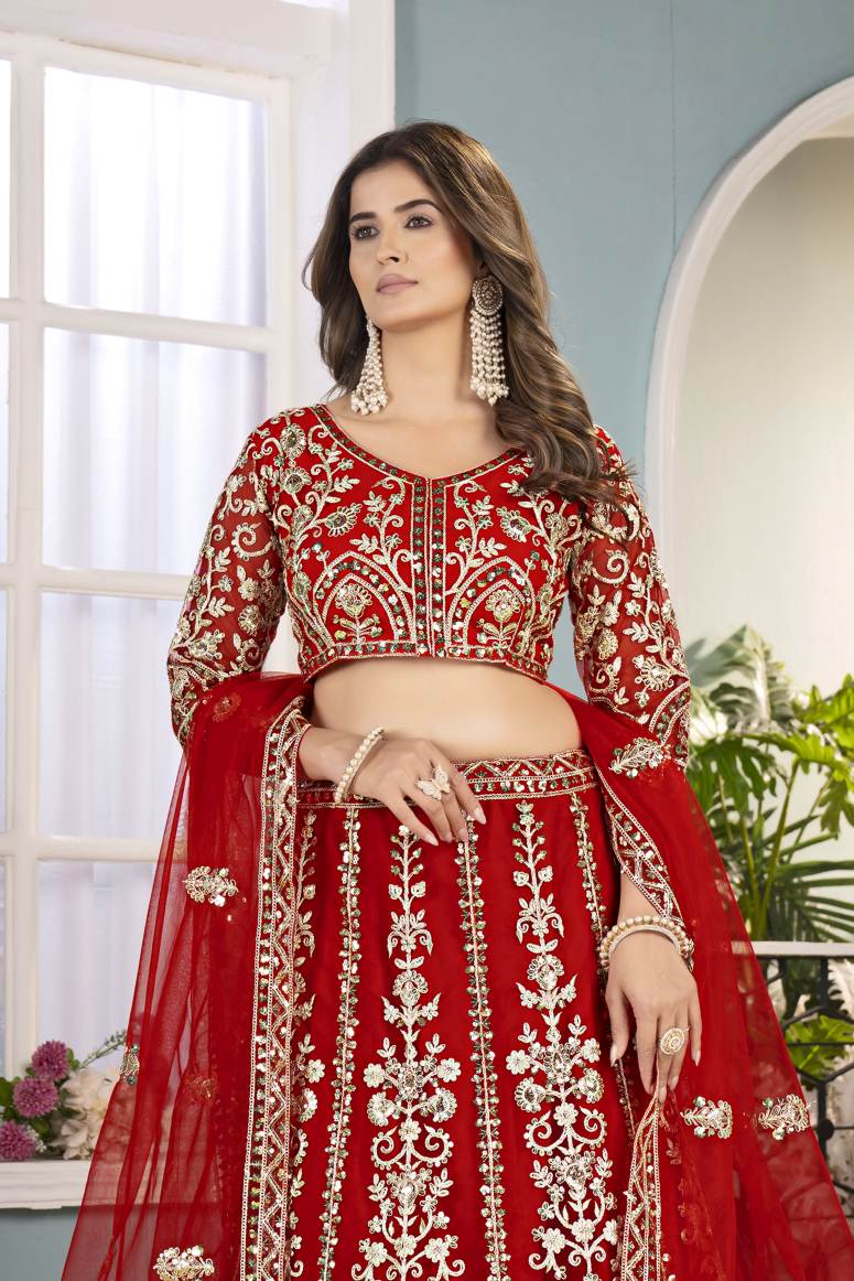 Latest Semi Stitched Lehenga Choli With Dupatta.