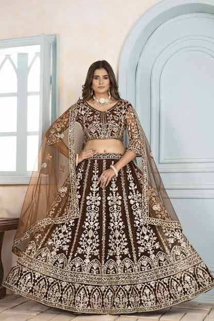 Latest Semi Stitched Lehenga Choli With Dupatta.