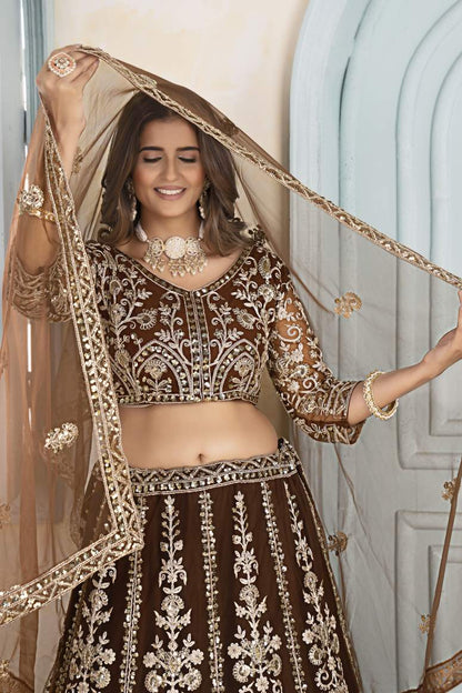 Latest Semi Stitched Lehenga Choli With Dupatta.