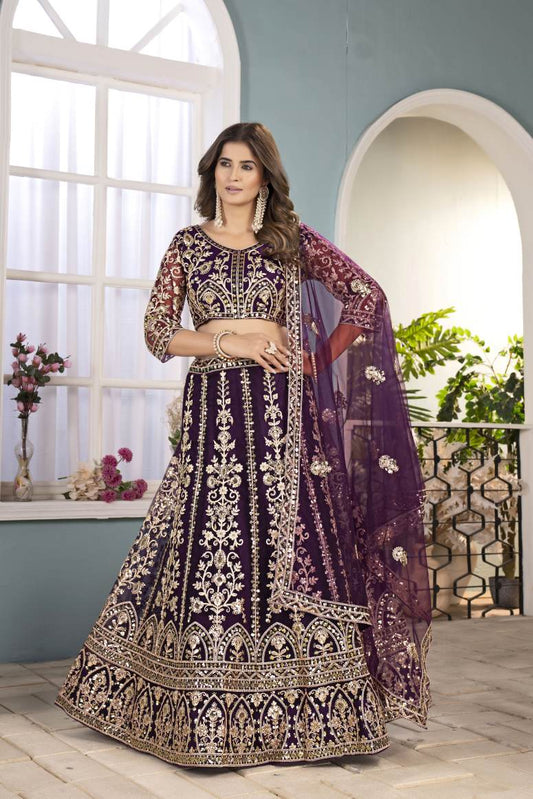 Latest Semi Stitched Lehenga Choli With Dupatta.