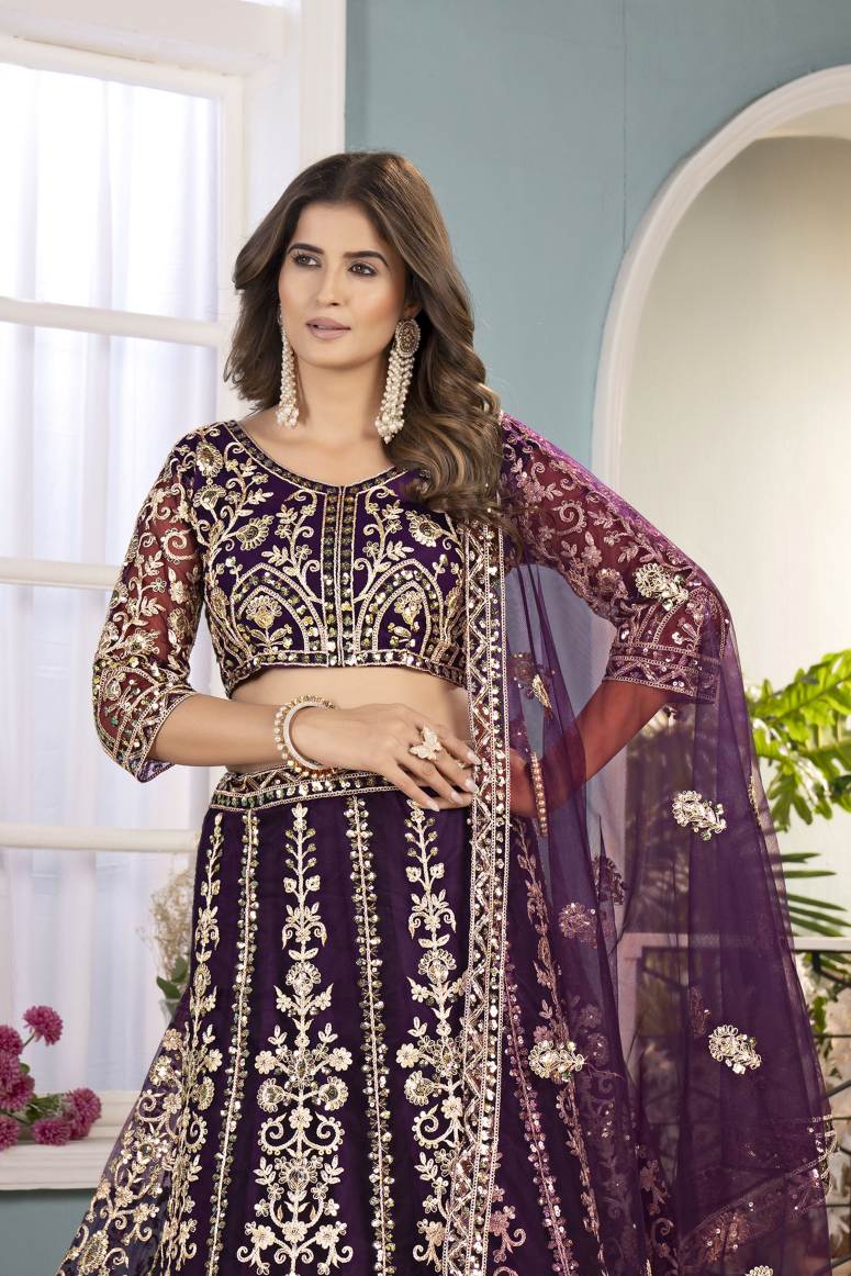 Latest Semi Stitched Lehenga Choli With Dupatta.