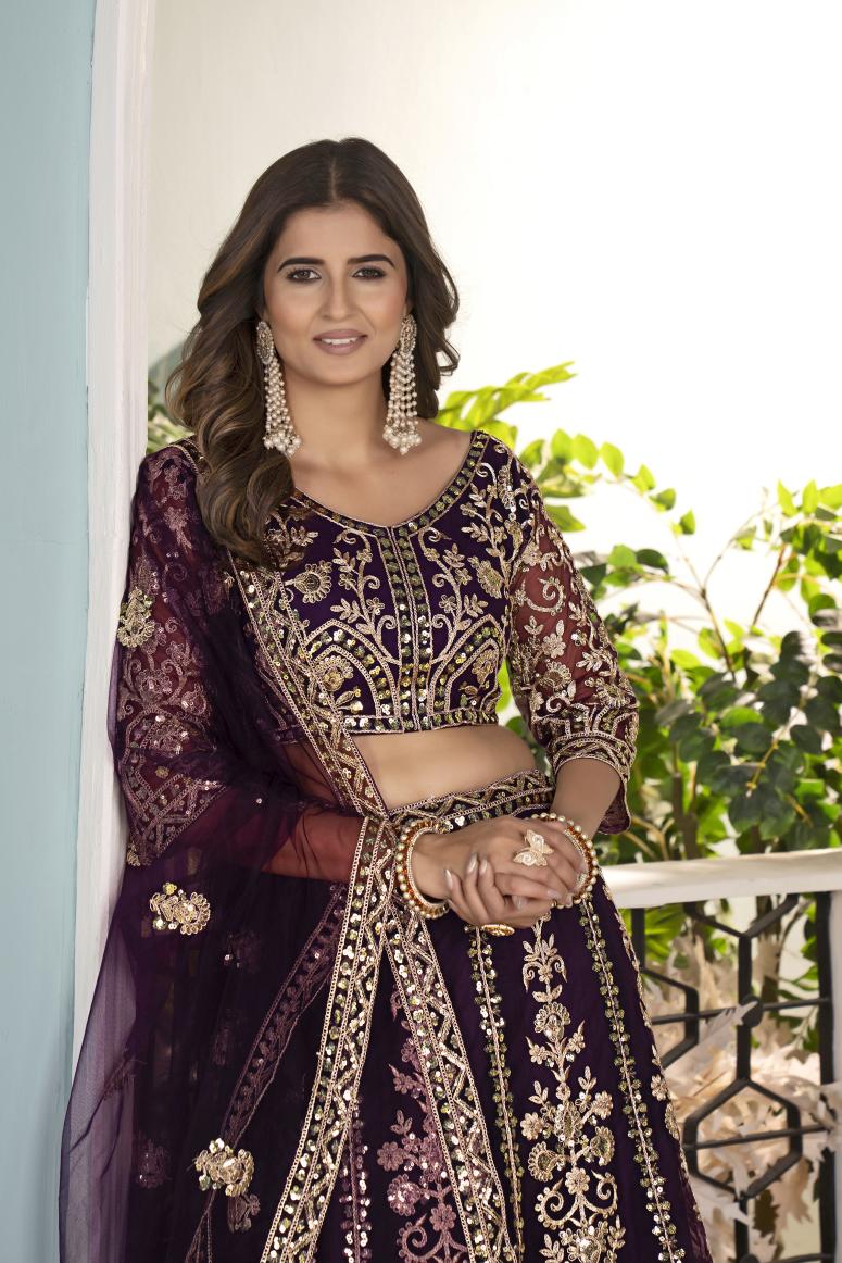 Latest Semi Stitched Lehenga Choli With Dupatta.